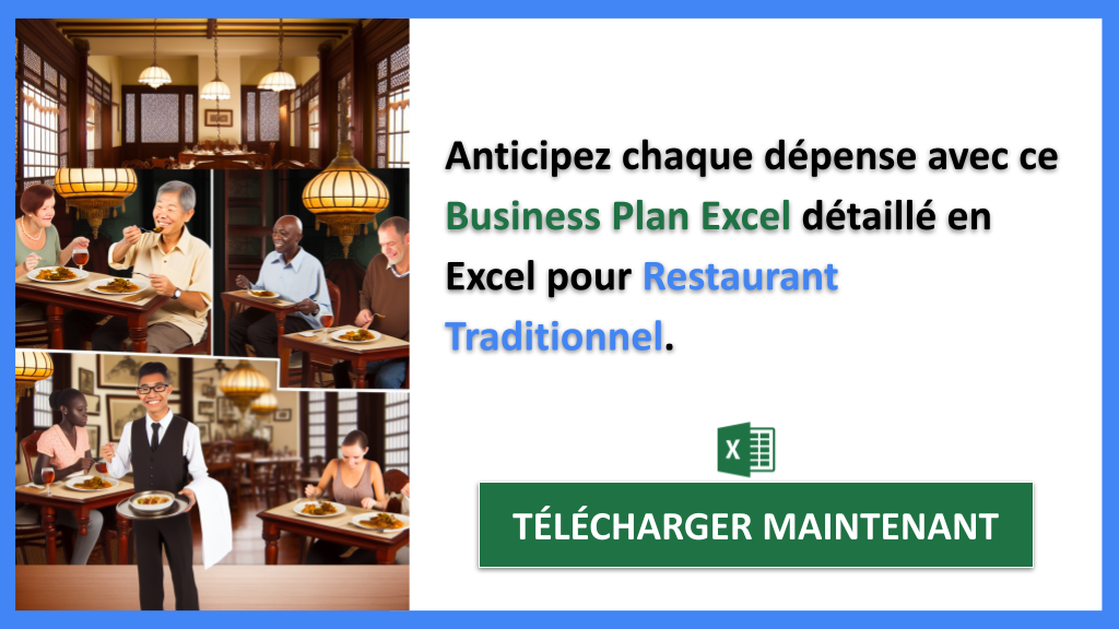 Exemple Business Plan pour Restaurant Traditionnel - Restaurant Traditionnel Plan financier Exemple- CTA2
