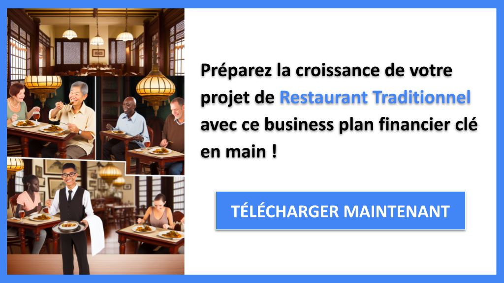 Exemple Business Plan pour Restaurant Traditionnel - Restaurant Traditionnel Plan financier Exemple- CTA3