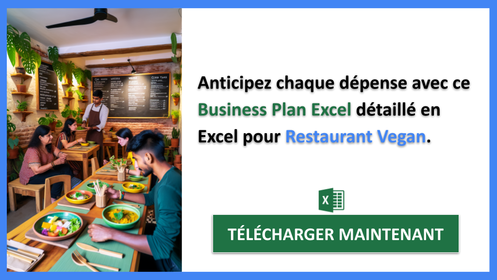 Exemple Business Plan pour Restaurant Vegan - Restaurant Vegan Plan financier Exemple- CTA2