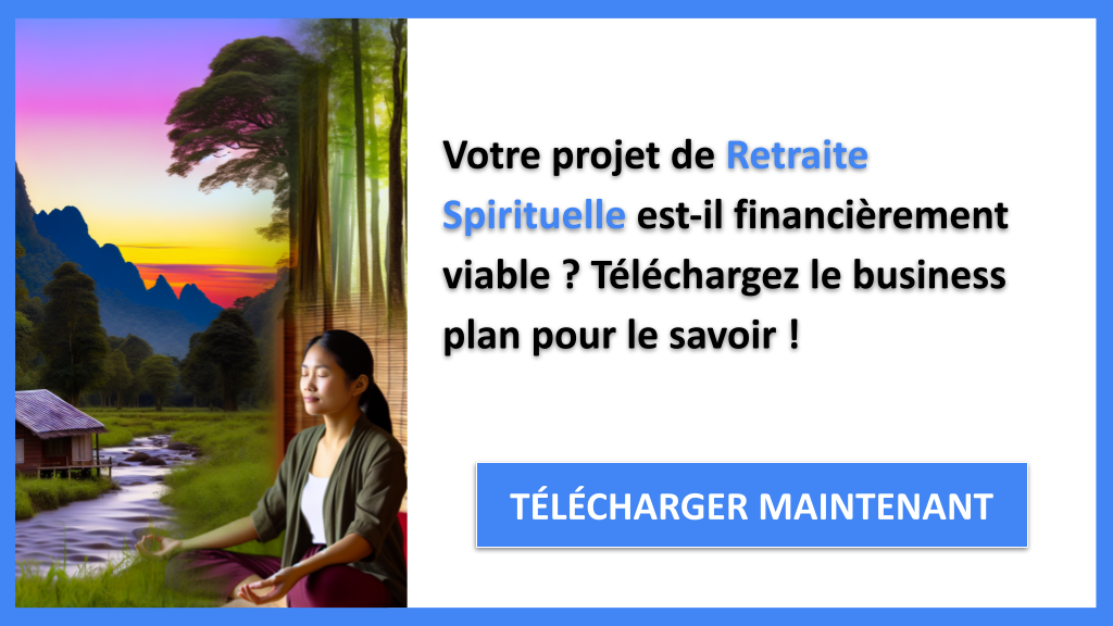 Exemple Business Plan pour Retraite Spirituelle - Retraite Spirituelle Plan financier Exemple- CTA1