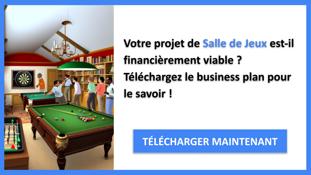 Exemple Business Plan pour Salle de Jeux - Salle de Jeux Plan financier Exemple- CTA1