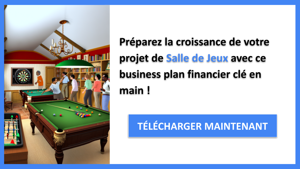 Exemple Business Plan pour Salle de Jeux - Salle de Jeux Plan financier Exemple- CTA3