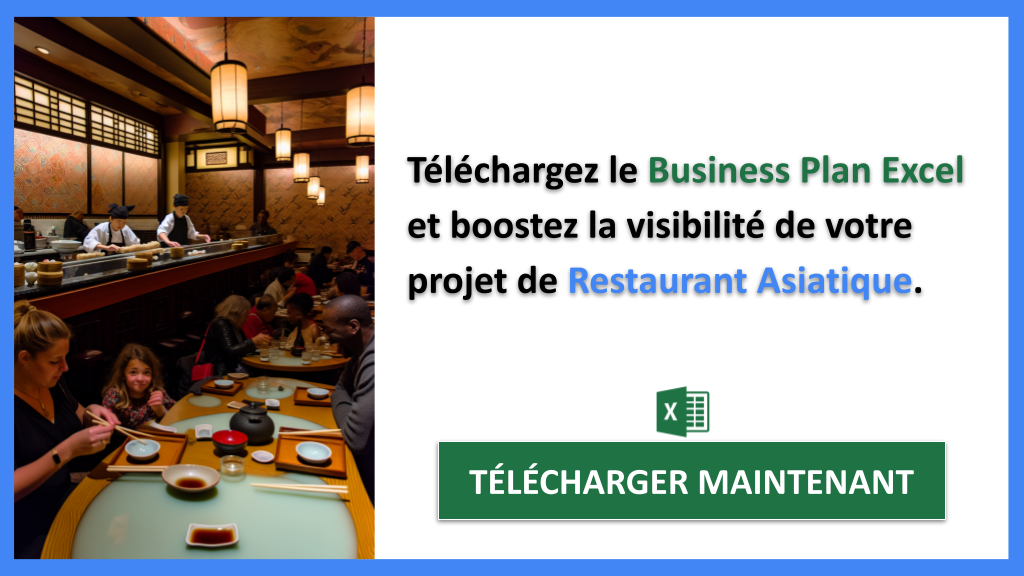 Exemple Business Plan pour Restaurant Asiatique - Plan Marketing Restaurant Asiatique- CTA2