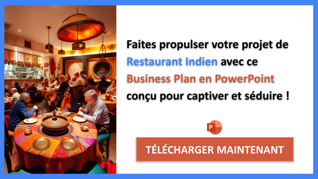 Exemple Business Plan pour Restaurant Indien - Plan Marketing Restaurant Indien- CTA3