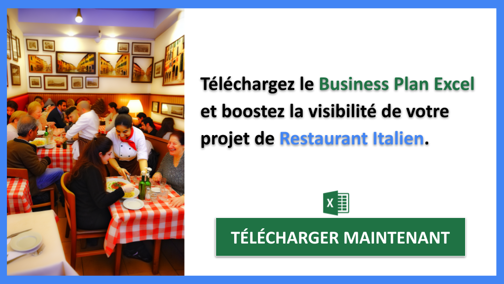 Exemple Business Plan pour Restaurant Italien - Plan Marketing Restaurant Italien- CTA2
