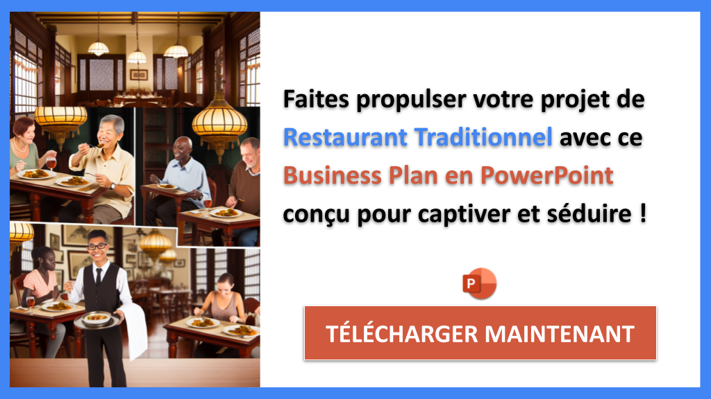 Exemple Business Plan pour Restaurant Traditionnel - Plan Marketing Restaurant Traditionnel- CTA3