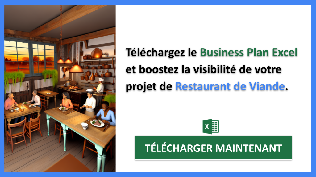 Exemple Business Plan pour Restaurant de Viande - Plan Marketing Restaurant de Viande- CTA2