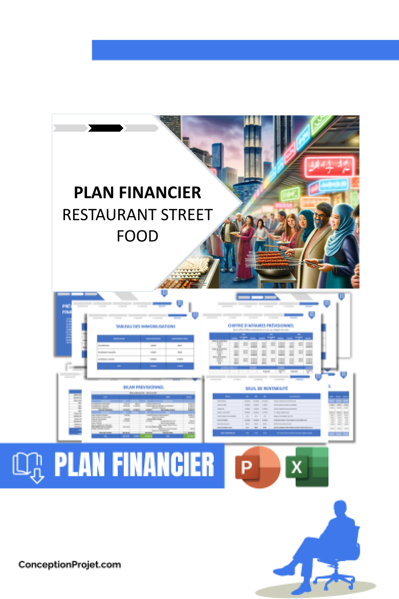 Plan financier pour Restaurant Street Food - Plan Marketing Restaurant Street Food