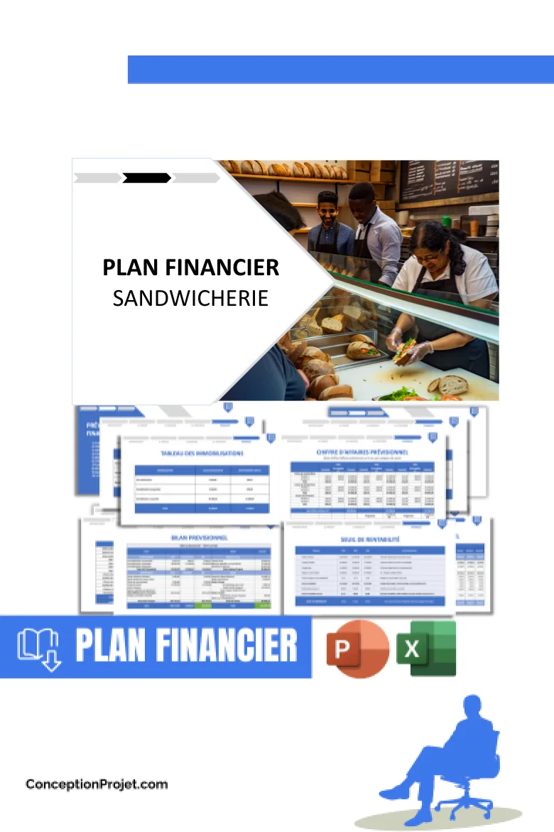 Plan financier pour Sandwicherie - Étude Juridique Sandwicherie