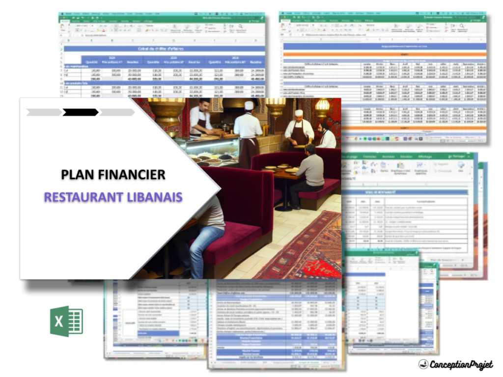 Restaurant Libanais Plan financier Exemple Cover