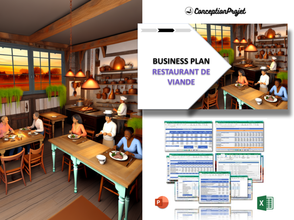 Restaurant de Viande Business Plan Exemple Cover