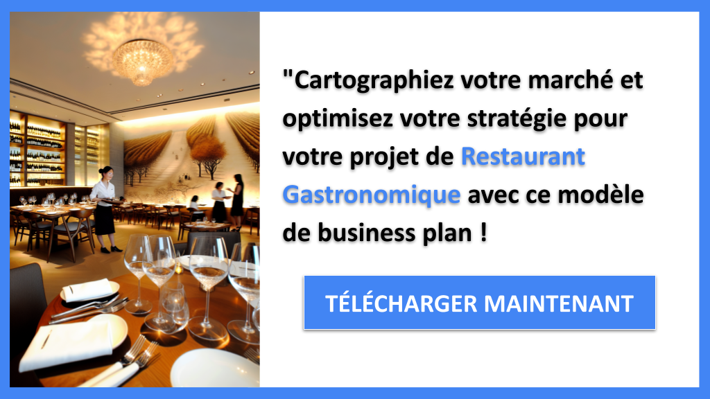 Exemple Business Plan pour Restaurant Gastronomique - Segments Clients Restaurant Gastronomique- CTA3