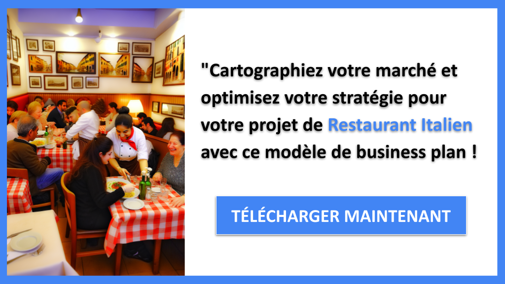 Exemple Business Plan pour Restaurant Italien - Segments Clients Restaurant Italien- CTA3