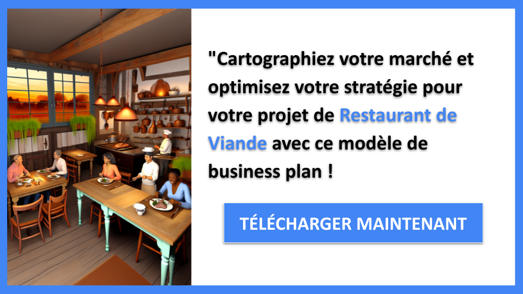 Exemple Business Plan pour Restaurant de Viande - Segments Clients Restaurant de Viande- CTA3