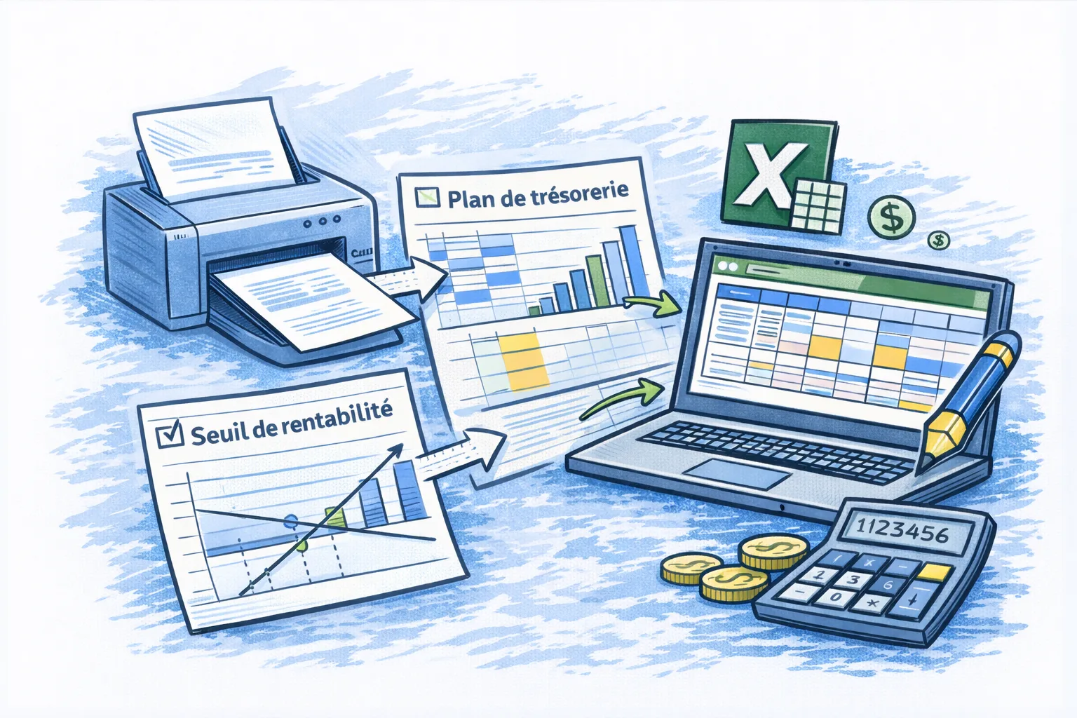 Excel Plan Financier Parc de Jeux VR Immersion