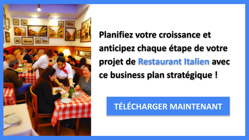 Exemple Business Plan pour Restaurant Italien - Stratégies de Croissance Restaurant Italien- CTA3