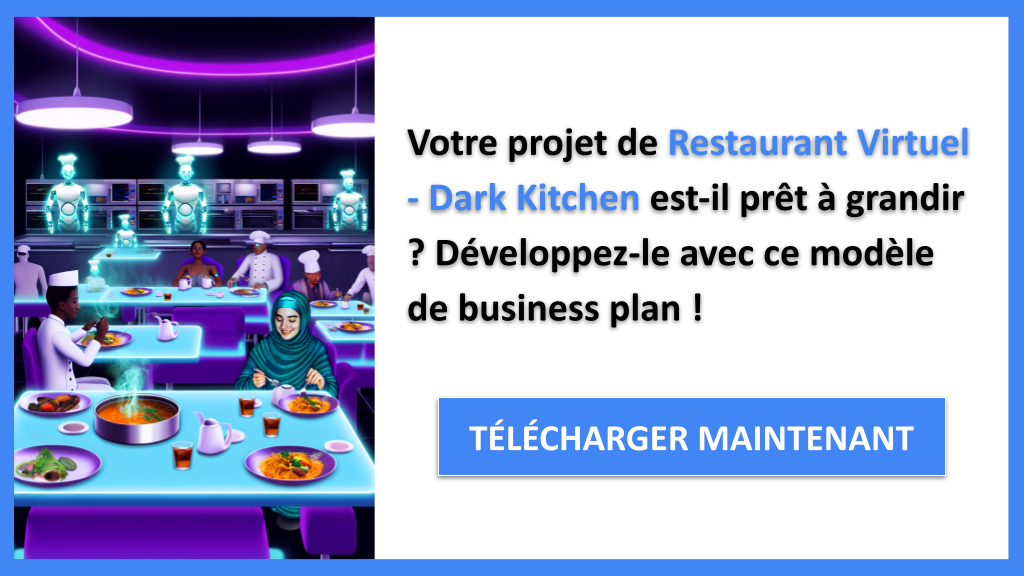 Exemple Business Plan pour Restaurant Virtuel - Dark Kitchen - Stratégies de Croissance Restaurant Virtuel - Dark Kitchen- CTA1