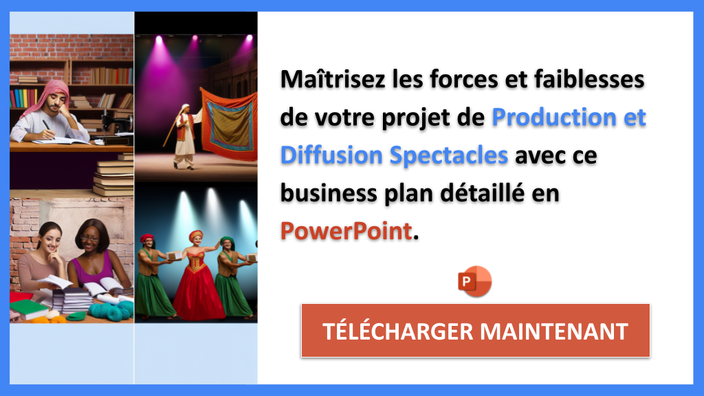 Exemple Business Plan pour Production et Diffusion Spectacles - Analyse SWOT Production et Diffusion Spectacles- CTA2