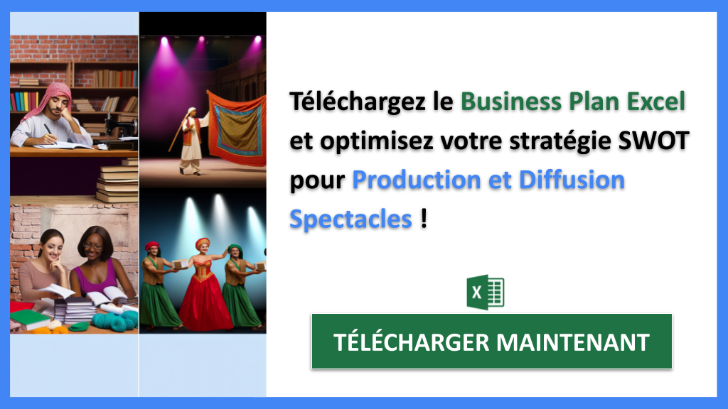 Exemple Business Plan pour Production et Diffusion Spectacles - Analyse SWOT Production et Diffusion Spectacles- CTA3