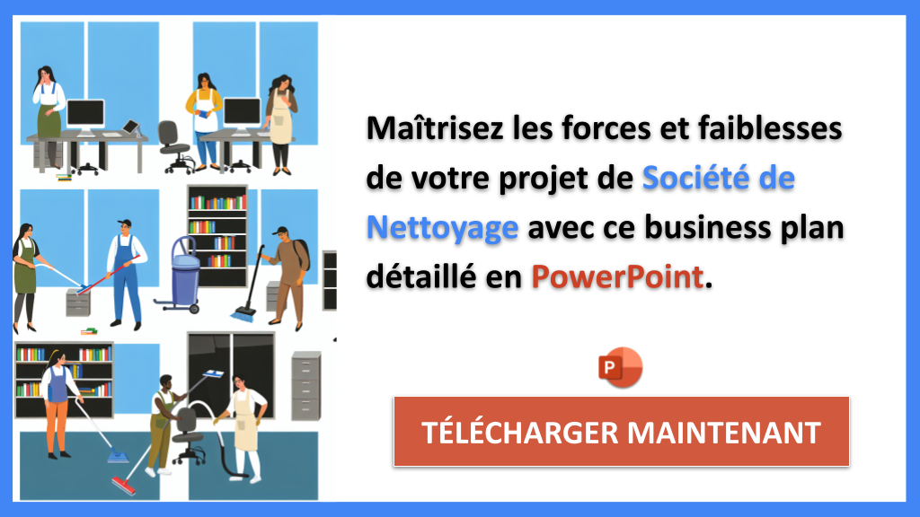 Exemple Business Plan pour Société de Nettoyage - Analyse SWOT Société de Nettoyage- CTA2