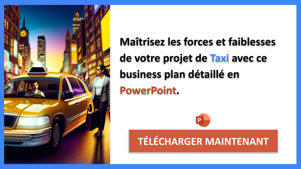 Exemple Business Plan pour Taxi - Analyse SWOT Taxi- CTA2
