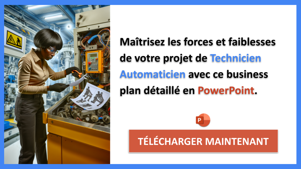 Exemple Business Plan pour Technicien Automaticien - Analyse SWOT Technicien Automaticien- CTA2