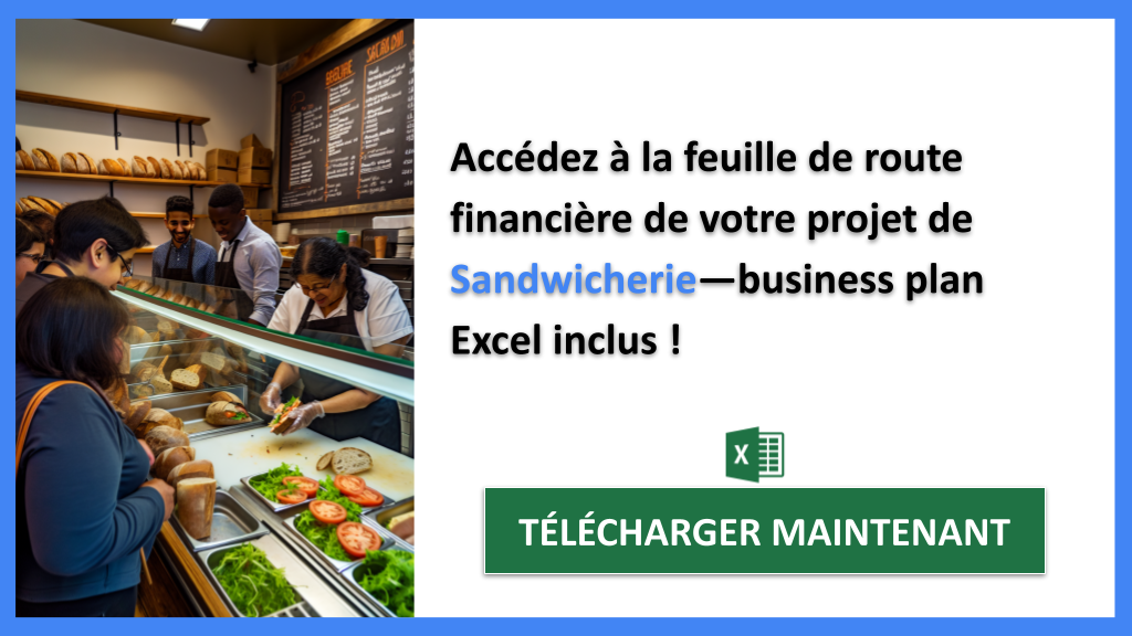 Exemple Business Plan pour Sandwicherie - Sandwicherie Revenus Rentabilité- CTA2