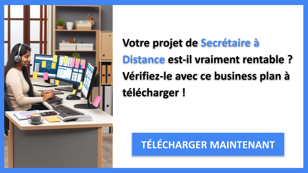 Secrétaire à distance : combien ça rapporte et quel seuil de rentabilité viser ? 6 Exemple Business Plan pour Secrétaire à Distance - Secrétaire à Distance Revenus Rentabilité- CTA1