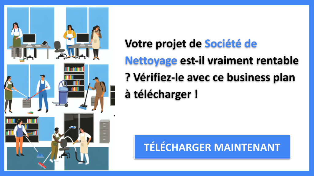 Exemple Business Plan pour Société de Nettoyage - Société de Nettoyage Revenus Rentabilité- CTA1