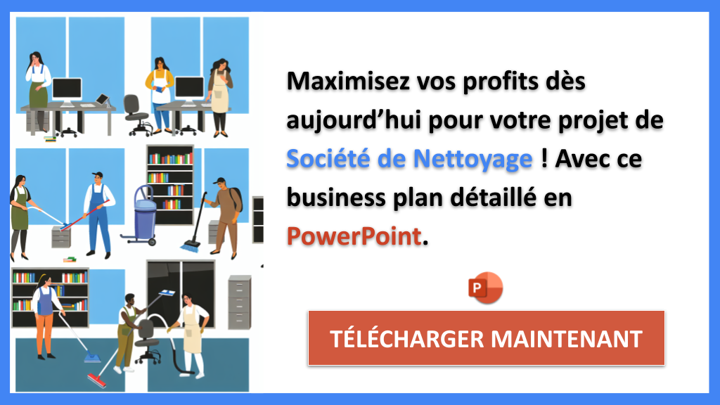 Exemple Business Plan pour Société de Nettoyage - Société de Nettoyage Revenus Rentabilité- CTA3