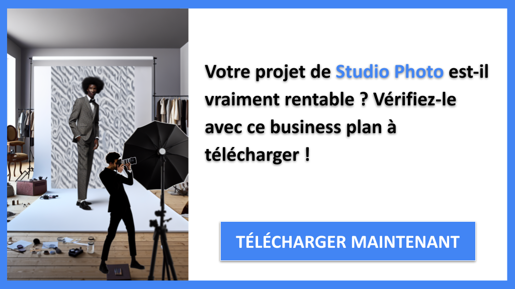 Exemple Business Plan pour Studio Photo - Studio Photo Revenus Rentabilité- CTA1