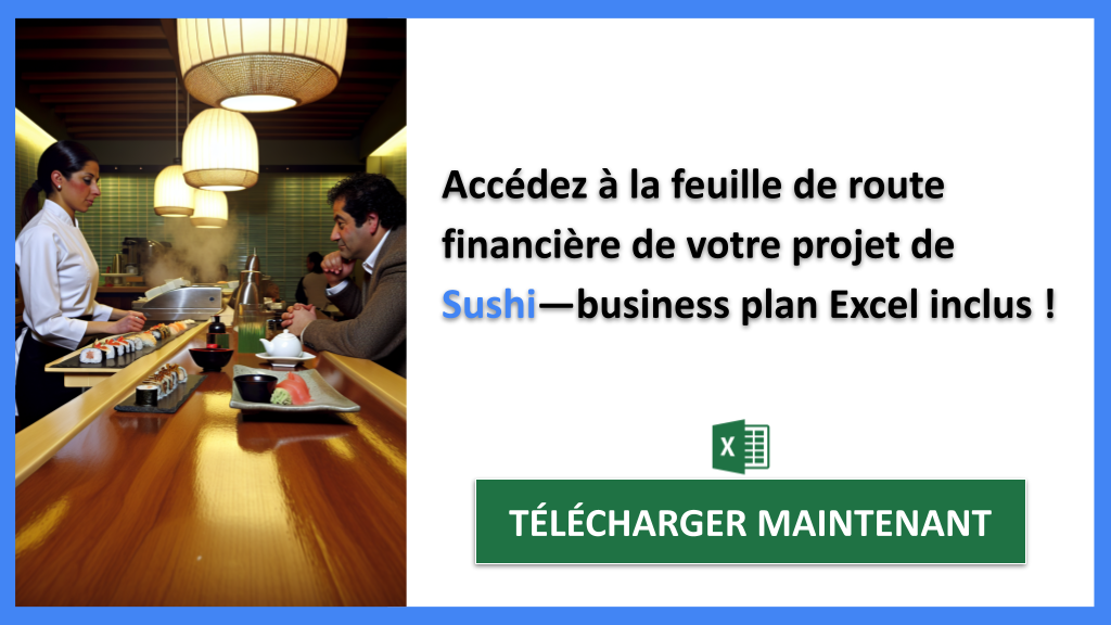 Exemple Business Plan pour Sushi - Sushi Revenus Rentabilité- CTA2