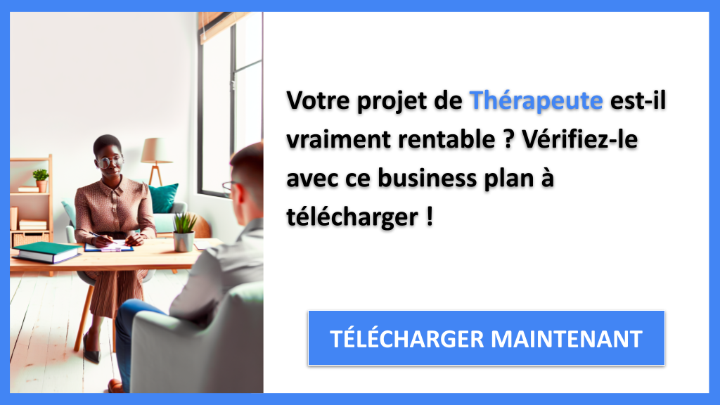 Exemple Business Plan pour Thérapeute - Thérapeute Revenus Rentabilité- CTA1