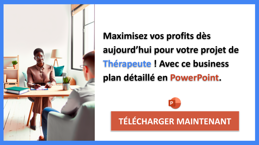 Exemple Business Plan pour Thérapeute - Thérapeute Revenus Rentabilité- CTA3