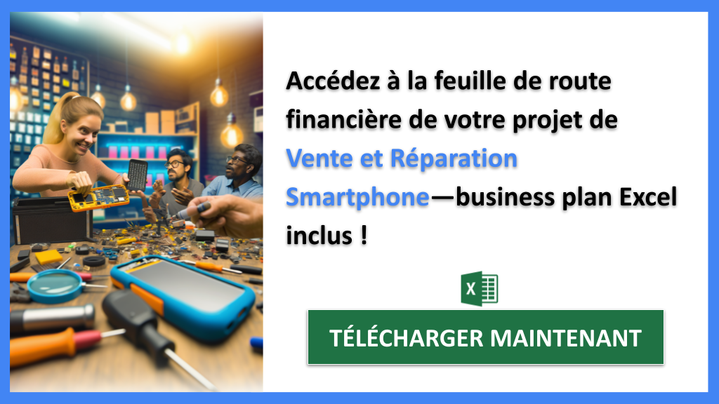 Exemple Business Plan pour Vente et Réparation Smartphone - Vente et Réparation Smartphone Revenus Rentabilité- CTA2