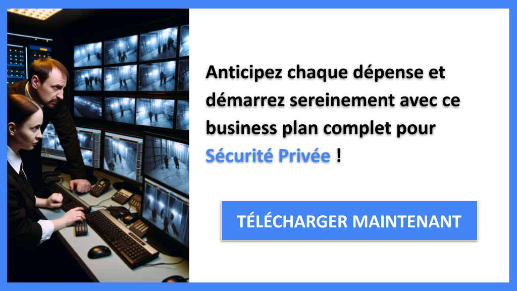 Exemple Business Plan pour Sécurité Privée - Coût Sécurité privée- CTA3