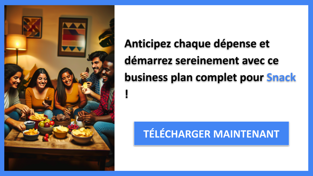 Exemple Business Plan pour Snack - Coût Snack- CTA3