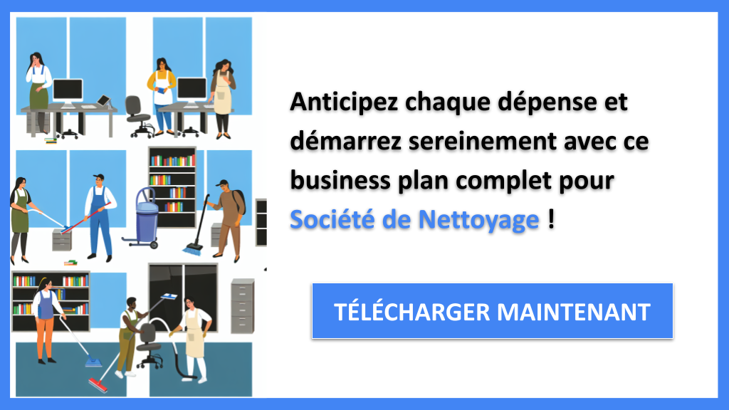 Exemple Business Plan pour Société de Nettoyage - Coût Société de nettoyage- CTA3