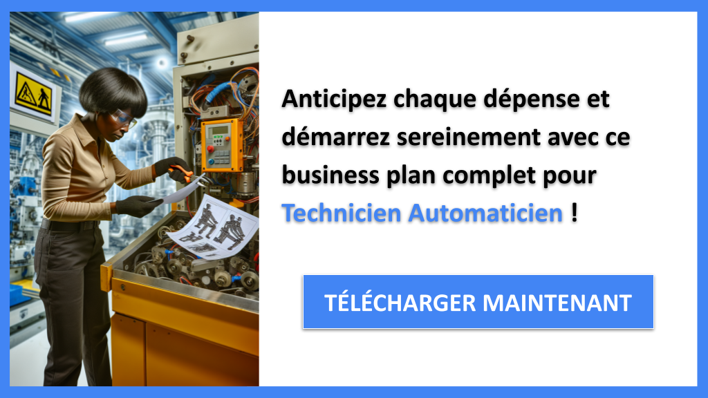 Exemple Business Plan pour Technicien Automaticien - Coût Technicien automaticien- CTA3