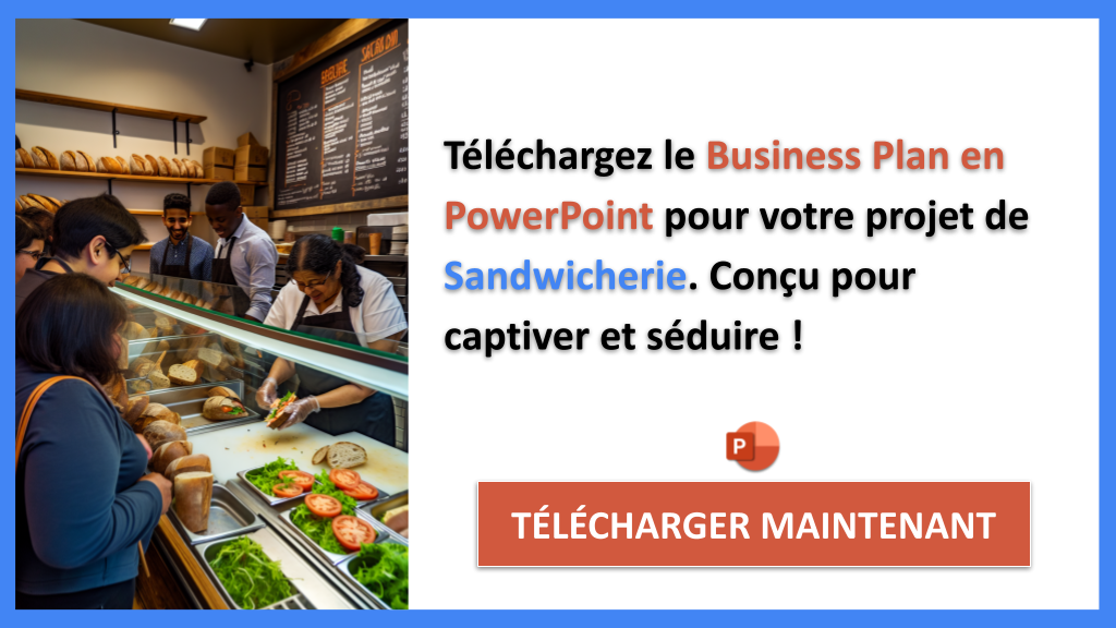 Exemple Business Plan pour Sandwicherie - Sandwicherie Business Model Canvas- CTA2