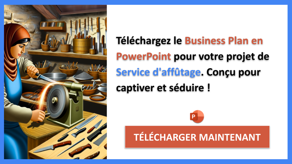 Exemple Business Plan pour Service d'affûtage - Service d'affûtage Business Model Canvas- CTA2