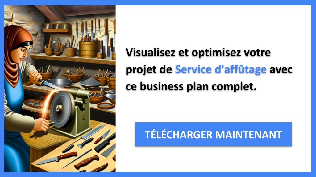 Exemple Business Plan pour Service d'affûtage - Service d'affûtage Business Model Canvas- CTA3