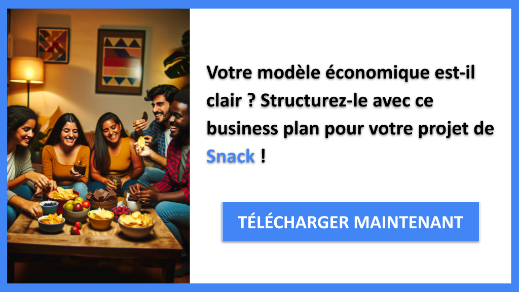 Exemple Business Plan pour Snack - Snack Business Model Canvas- CTA1