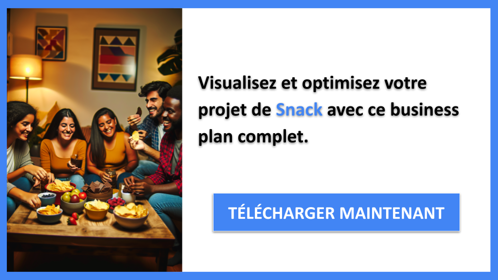 Exemple Business Plan pour Snack - Snack Business Model Canvas- CTA3