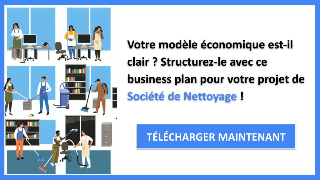Exemple Business Plan pour Société de Nettoyage - Société de Nettoyage Business Model Canvas- CTA1