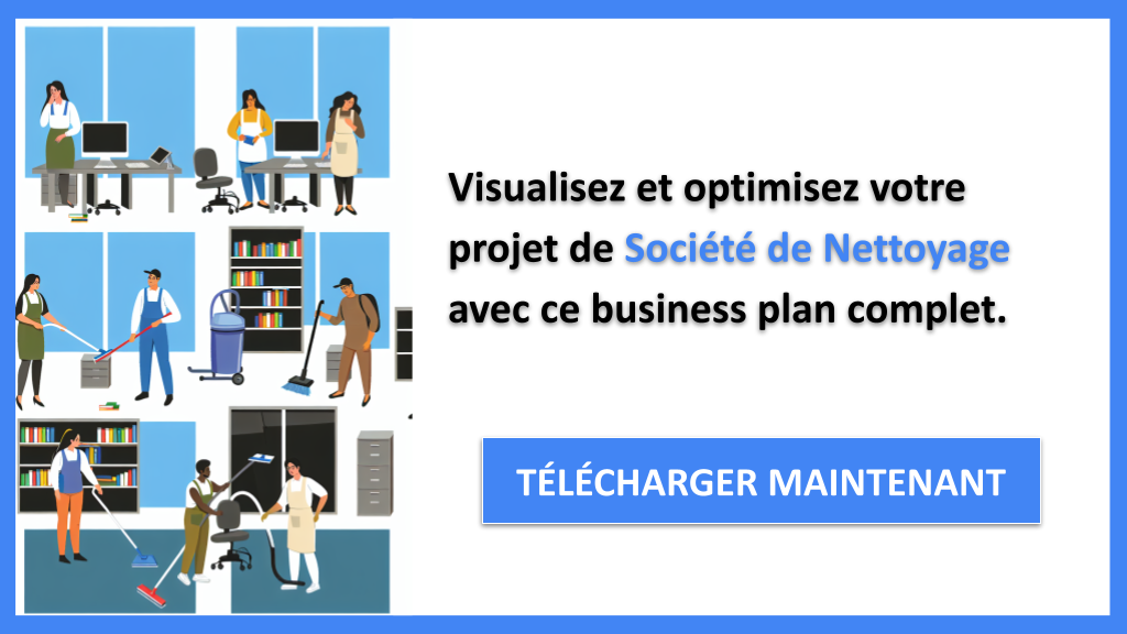 Exemple Business Plan pour Société de Nettoyage - Société de Nettoyage Business Model Canvas- CTA3