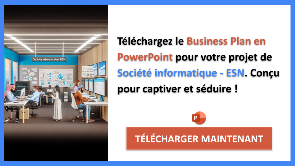 Comment optimiser votre Business Model Canvas pour Société informatique - ESN ? 7 Exemple Business Plan pour Société informatique - ESN - Société informatique - ESN Business Model Canvas- CTA2