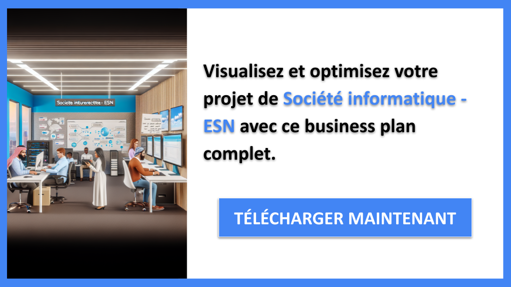 Comment optimiser votre Business Model Canvas pour Société informatique - ESN ? 8 Exemple Business Plan pour Société informatique - ESN - Société informatique - ESN Business Model Canvas- CTA3