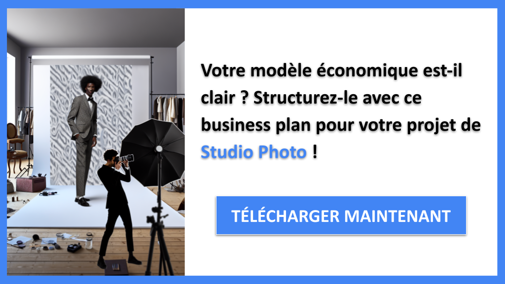 Exemple Business Plan pour Studio Photo - Studio Photo Business Model Canvas- CTA1