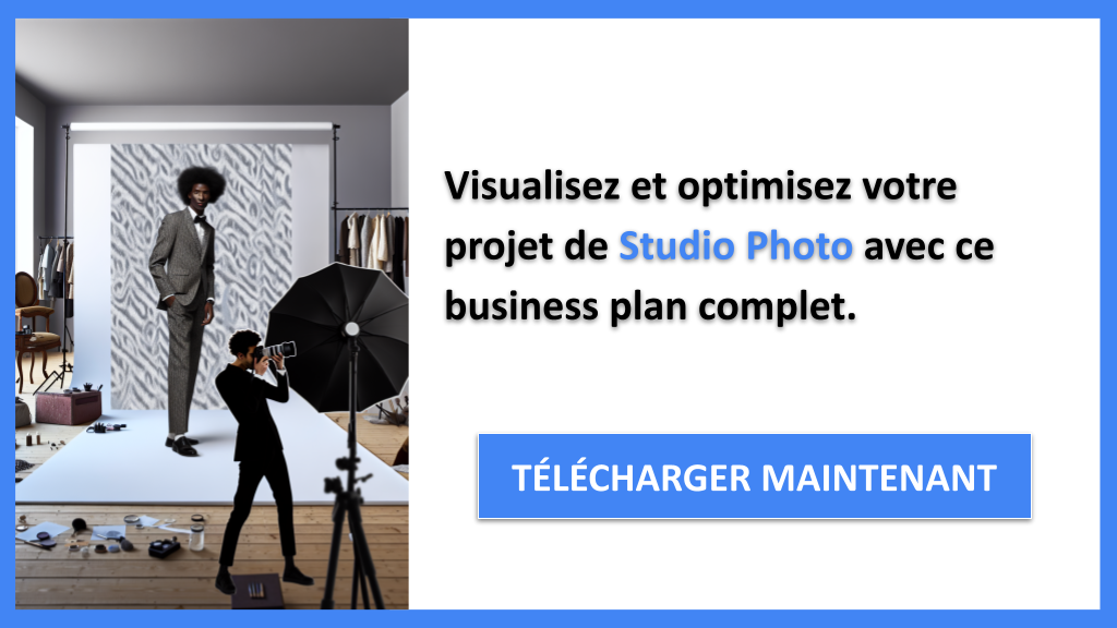 Exemple Business Plan pour Studio Photo - Studio Photo Business Model Canvas- CTA3